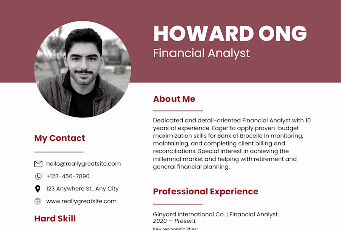 write, edit and upgrade resume, CV, cover letter, linkedin